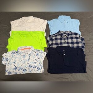 Assorted Boy’s Polo and Button-Up Shirts size 10 (L) GAP